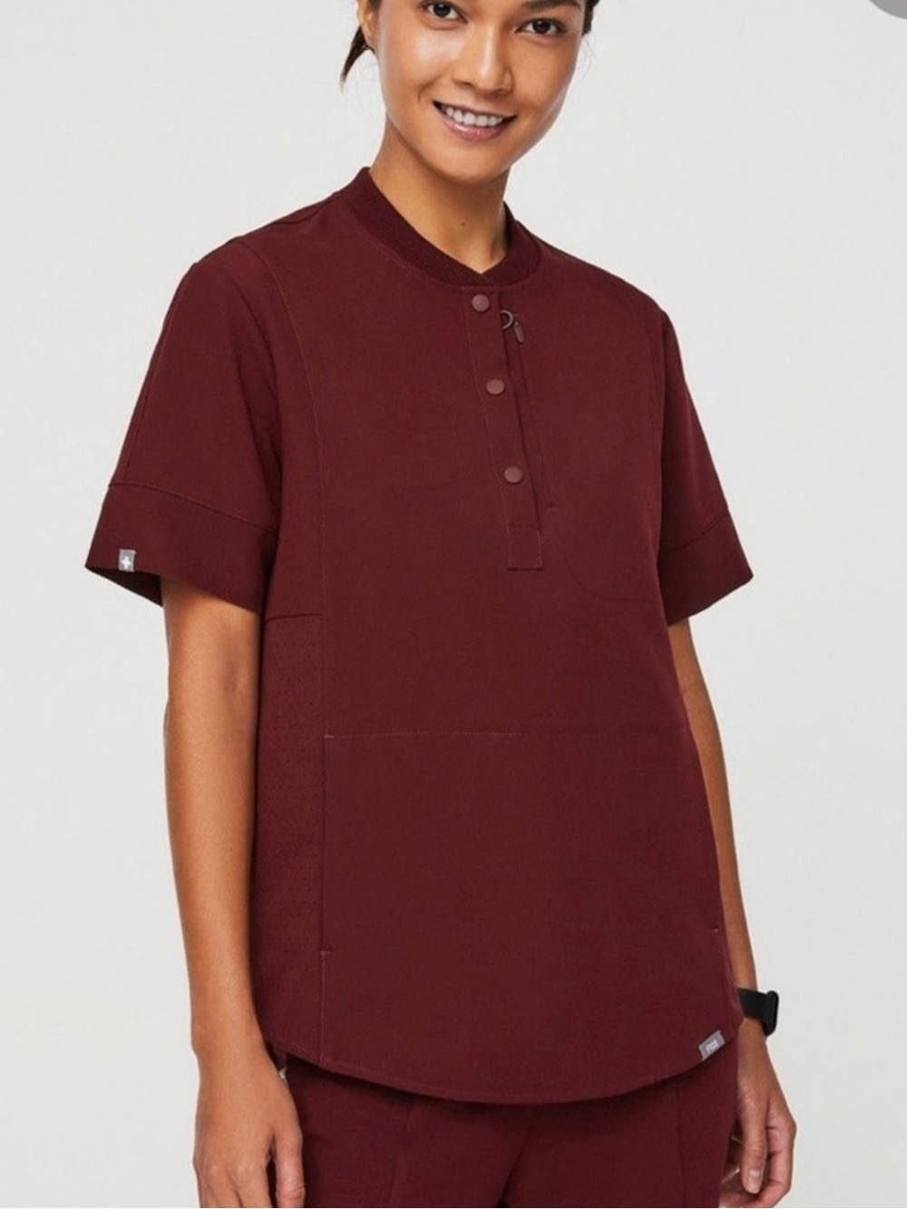 Figs Gidya Top in Burgundy Size Small Limited Edition